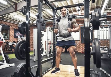 dwayne johnson working out his legs